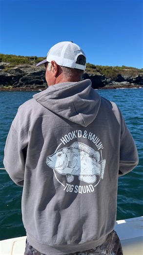 Hook’d Fishing Gear | Tog season is on 🔥. Stay warm and stay Hook’d 🪝🎣 with this limited run fall hoodie. Whether you’re chasing blackfish at dawn or swapping... | Instagram