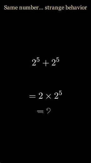 Same Number… But It Changes Everything 😳 | Exponent Trick #maths