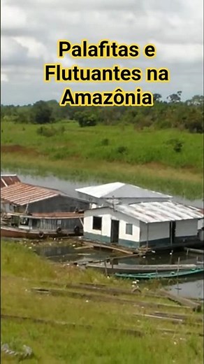 Stilt houses and floating homes in the Amazon Riverside! Daily life in Benjamin Constant on the J...