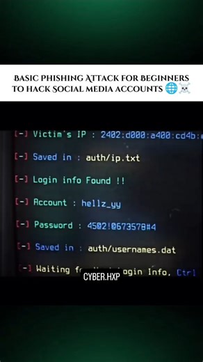 Ethical Hacker | Coding | Cyber Security on Instagram: "Phis/ng Attck Basic hacking For Beginner Social media Account crack. . . . #cybersecurity #ethicalhackersclub #codinglife #cyberhxp #phishingattacks"