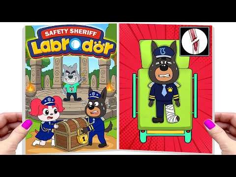 [ Paper DIY ] ❤️ Making Quiet Book | HURRY UP! Catch The Criminal NOW! 😱