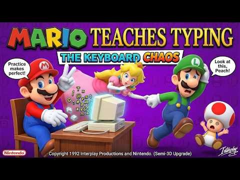 Inside the Glitch: How Peach and Toad Survived the Keyboard Explosion 🌑 | Funny Mario Animation