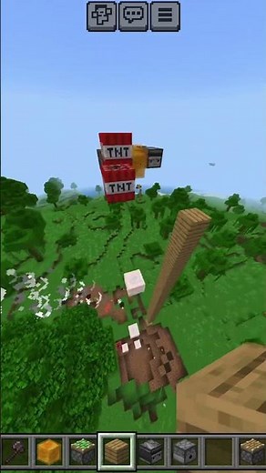 How to make a Bomber plane on Bedrock Edition (super easy)