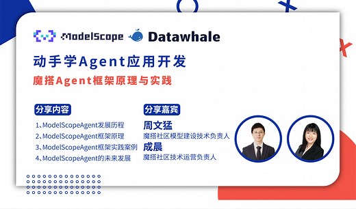 Agent is all you need！动手学Agent应用开发 - 魔搭Agent框架原理与实践