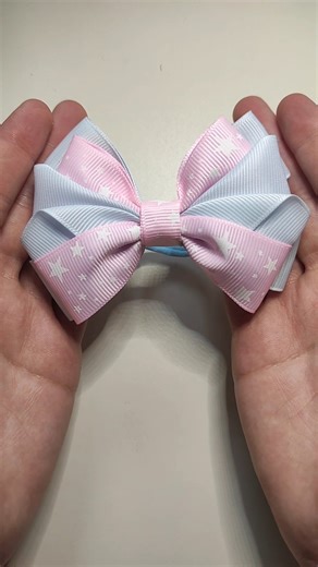 🎀 How to Make a 2.5 cm Grosgrain Ribbon Bow — Step by Step!