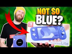 Blue Switch Lite - Color Comparison & Unboxing! Gamecube Edition?