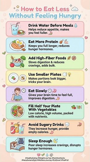 How to Eat Less Without Feeling Hungry
