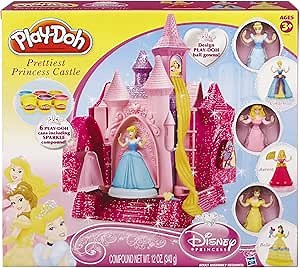 Amazon.com: Play-Doh Disney Princess Prettiest Princess Castle Set (Amazon Exclusive) : Toys & Games
