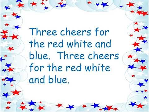 Three Cheers for the Red, White and Blue