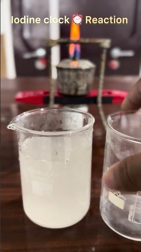 ⏰ Iodine Clock Reaction | When Chemistry Counts Time! ⚗️