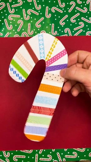 291K views · 2.1K reactions | No-Mess Easy Christmas Washi Tape Candy...