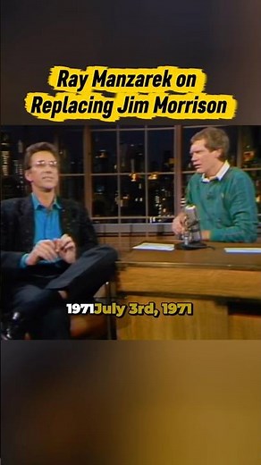 Ray Manzarek about replacing Jim Morrison after his death
