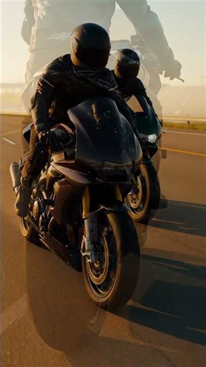 Bike drafting on road high speed racing formation