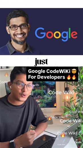 Mohd Harshad | Software Developer | Mentor on Instagram: "You must know about this new tool by Google for documentation. Paste a GitHub repo link Get instant visual docs Architecture, flowcharts, diagrams, everything. It even has Gemini chat that actually understands your codebase And yeah, it auto updates after every commit so no more outdated docs. This is huge for devs building or maintaining big repos Comment AI and I’ll send you the link🔥 Follow @codewithharshad for more such dev and AI co