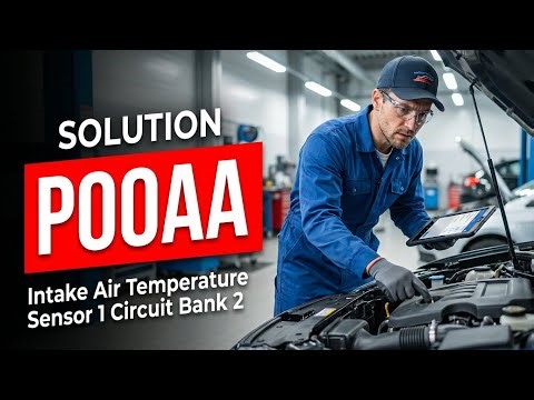 HOW TO FIX P00AA OBD II ERROR CODE - Intake Air Temperature Sensor 1 Circuit Bank 2