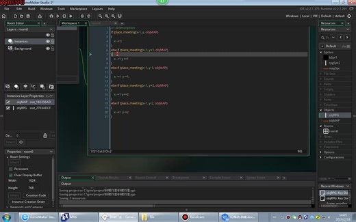 斜坡移动-GMS2功能教程02