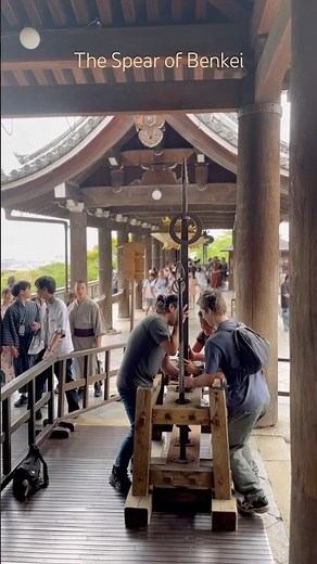 Benkei’s Spear at Kiyomizu-dera 🗡️|清水寺の弁慶の槍|#kanazawa #japan