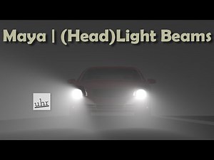 Maya: (Head)Lights With Fog