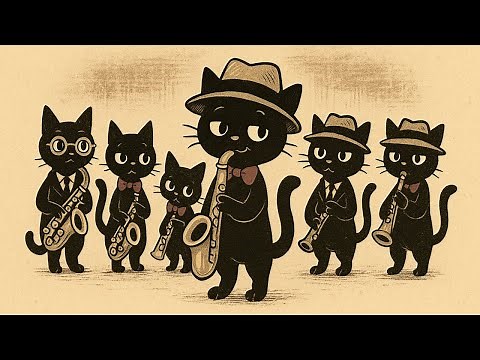 Black Cats Jazz Show: Smooth Sax & Deep Bass Groove