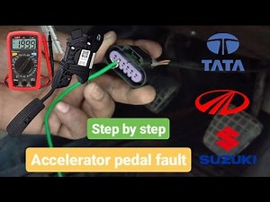Accelerator pedal not working | LOW PICKUP | RPM LOCK | PICKUP STUCK