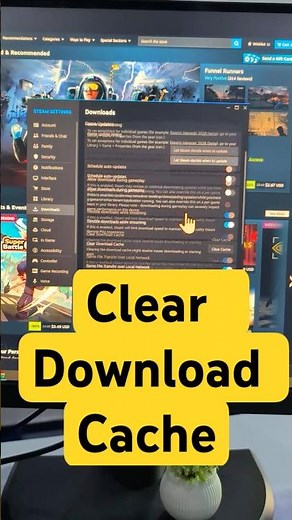 Steam Clear Download Cache #Steam #ClearDownloadCache #SteamDownloads #SteamTutorial #PCGaming