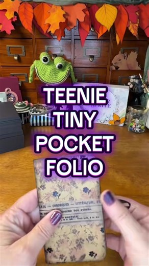 Another oldie but goodie. You can decorate all the pages. Store your ephemera, stickers, or whatever you’d like. Tuck this in your journal, scrapbook, or purse. Happy Cutting! #fyp #crafting #junkjournal #tutorial #journaling