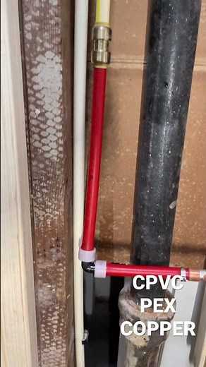 Shower piping , CPVC TO PEX AND COPPER