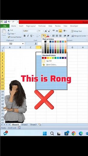 Advance Excel! Excel Trick! Remove Grid lines in Excel! #exceltutorial #exceltricks #shortsfeed