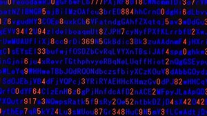 Caractères alphanumériques; Chaînes aléatoires dans l'espace : vidéo de stock (100 % libre de droit) 3715444371 | Shutterstock