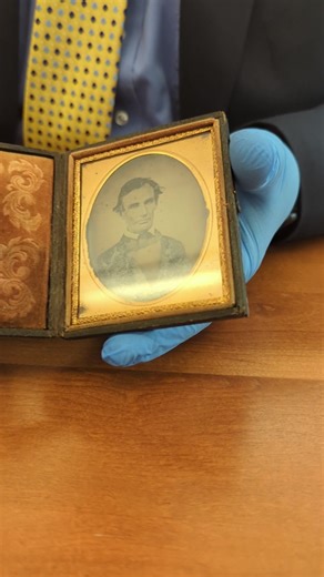 We recently acquired a wonderful object: an original ambrotype of Abraham Lincoln that Lincoln gave to a political supporter who had been gravely injured. Our acquisitions director, Ian Hunt, explains and answers some questions. | Abraham Lincoln Presidential Library & Museum