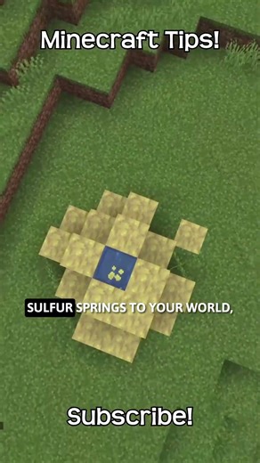 What Is The Command To Spawn A Sulfur Spring In Minecraft?!