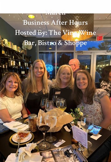 A special thank you to The Vine Wine Bar, Bistro & Shoppe for hosting the Navarre Chamber’s March Business After Hours! We are so grateful for your hospitality and for providing such a warm, inviting atmosphere for an evening filled with meaningful networking, great conversations, and valuable new connections. It was wonderful to see such a fantastic mix of seasoned Chamber members, new members, and many prospective members all coming together to build relationships and strengthen our local busi
