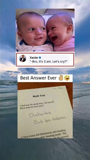 Best answer ever 😂😂