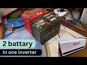 How to Connect Two Batteries for Better Backup | Best Solar Inverter 2025 Review!