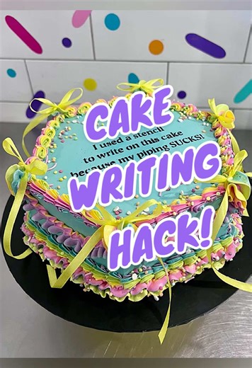 Easy Cake Writing Hacks Using Cricut Techniques