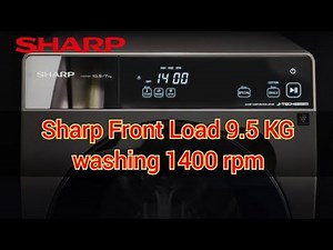 Latest SHARP 9.5kg A Front Loading Inverter Washing Machine - ES-FS954KJZ-G A+++