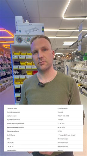 Pārdod skaistu Suzuki GSX R600 Starta cena 2200eur📍2001.gada ar 34400km nobraukumu teicamā stāvoklī koptu un saudzētu🏍️Brauca kolēģis Matīss | LEDakcijas.lv specializēts LED apgaismojuma veikals/V-TAC