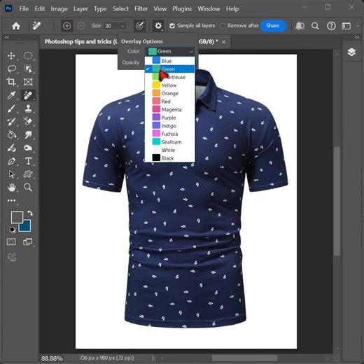 How to remove and replace the t shirt design in Photoshop | Photoshop tips and tricks