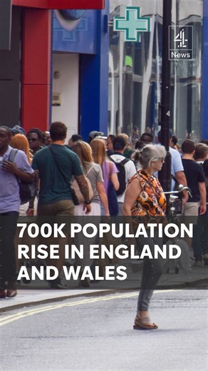 54K views · 220 reactions | The population of England and Wales has...