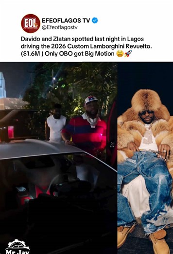 Davido and Zlatan Drive 2026 Custom Lamborghini Revuelto