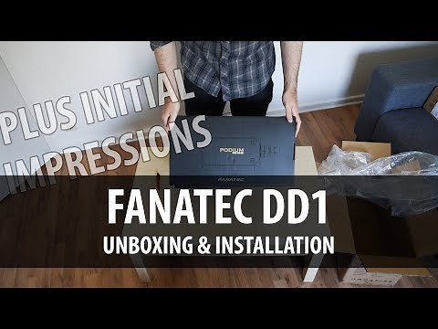 Fanatec Podium Series Wheel Base DD1 - Unboxing & Installation