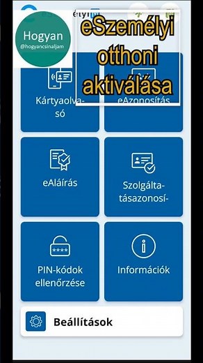 eSzemélyi otthoni aktiválása