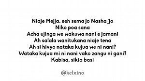 8.6K views · 459 reactions | Mejja ft Nasha Travis - Naitwa Mejja Lyrics (Vaibu) | Kelxfy | Facebook