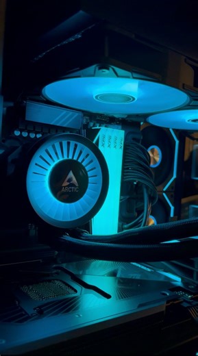 Midas Computer Center on Instagram: "Dive into performance with this sleek blue gaming setup — cool looks, cooler power. #PCBuild #GamingPC #CustomPC #SetupGoals #Battlestation #PCSetup #TechLovers #GamersUnite"