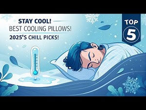 🛏️ Best Cooling Pillows for Hot Sleepers! 🌙❄️ (Top 5 Tested & Reviewed)