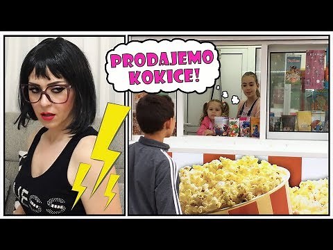 SAME U KUĆI! Dadilja GORDANA! Arija i Nađa prodavale kokice!