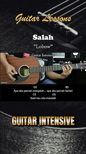 Salah - Lobow | Tutorial Chord Gitar Mudah dan Lirik #chordgitar
