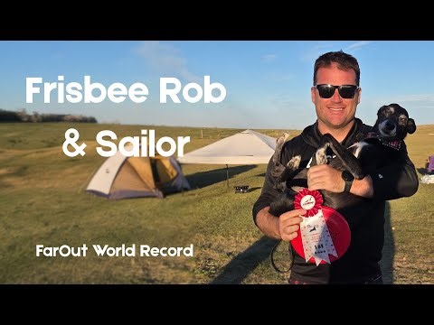 Frisbee Rob and Sailor - FarOut World Record 348 yards