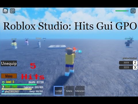 BMPGamer Comback ! How To Make Hits Gui GPO [Roblox Studio]