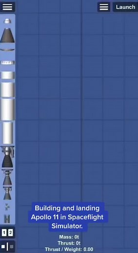 Apollo 11 en Spaceflight Simulator: Misión y Aterrizaje